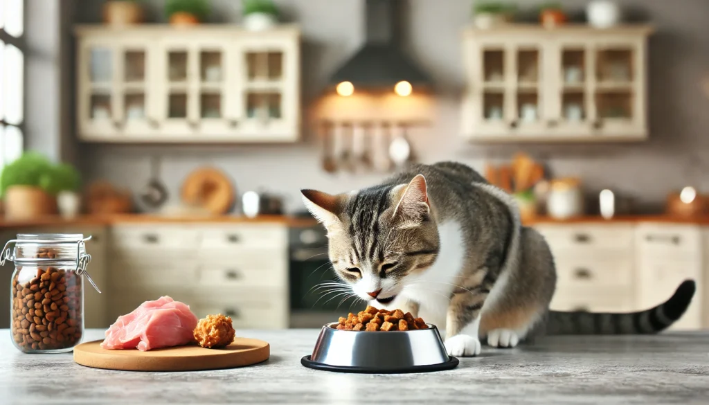Es bueno darle comida en sobre o lata a un gato